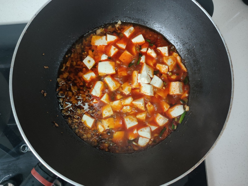 Adding the tofu