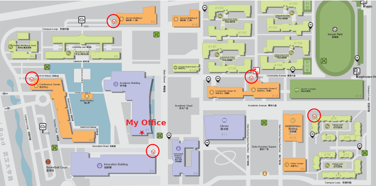 Location of my office
