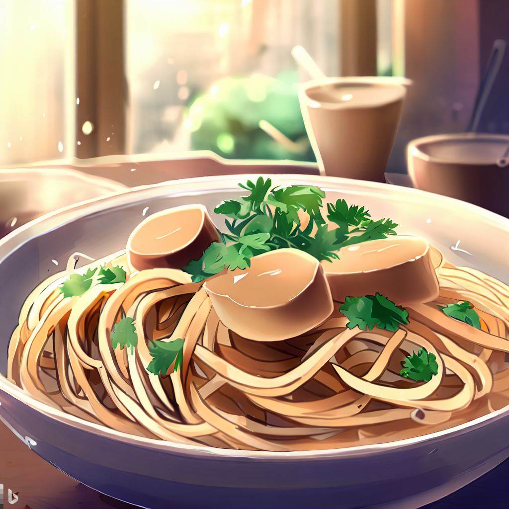 Suji noodles (素鸡面)